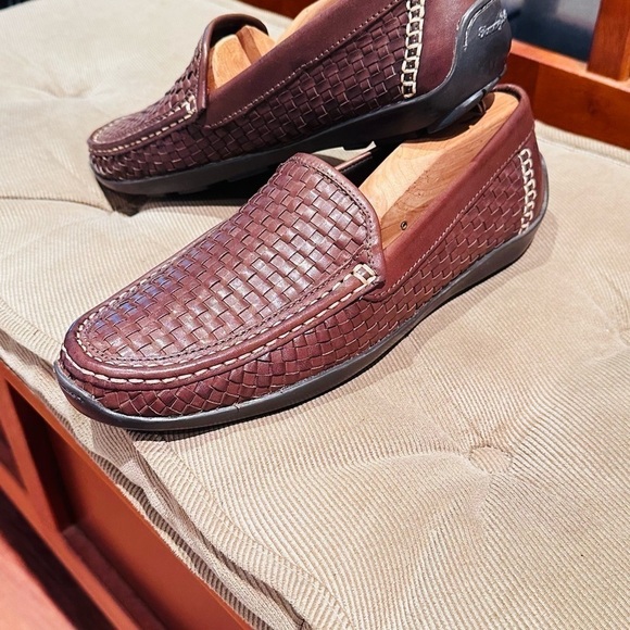 Tommy Bahama Orson Venetian Woven Leather Drivers. - Picture 14 of 14
